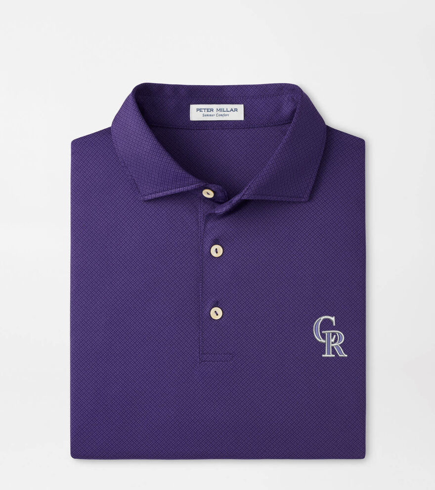 Colorado Rockies Hugo Performance Jersey Polo