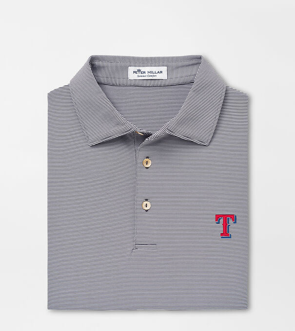 Texas Rangers Jubilee Stripe Performance Polo