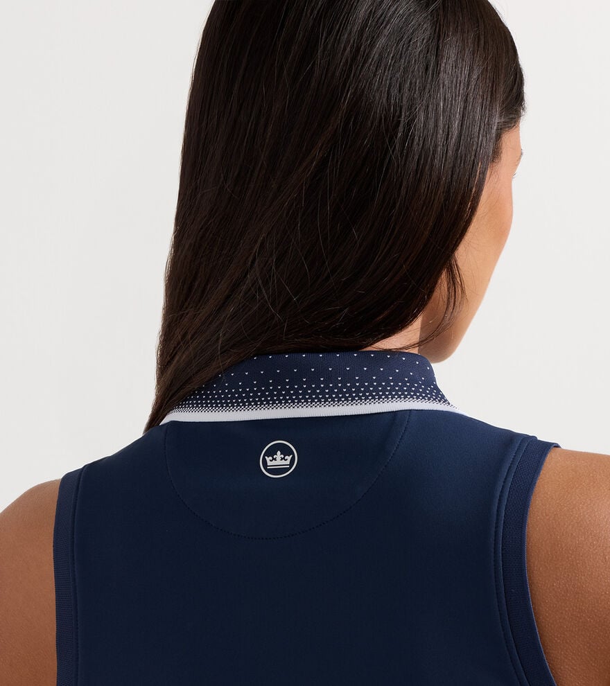 Chrissie Sleeveless Zip Polo image number 4