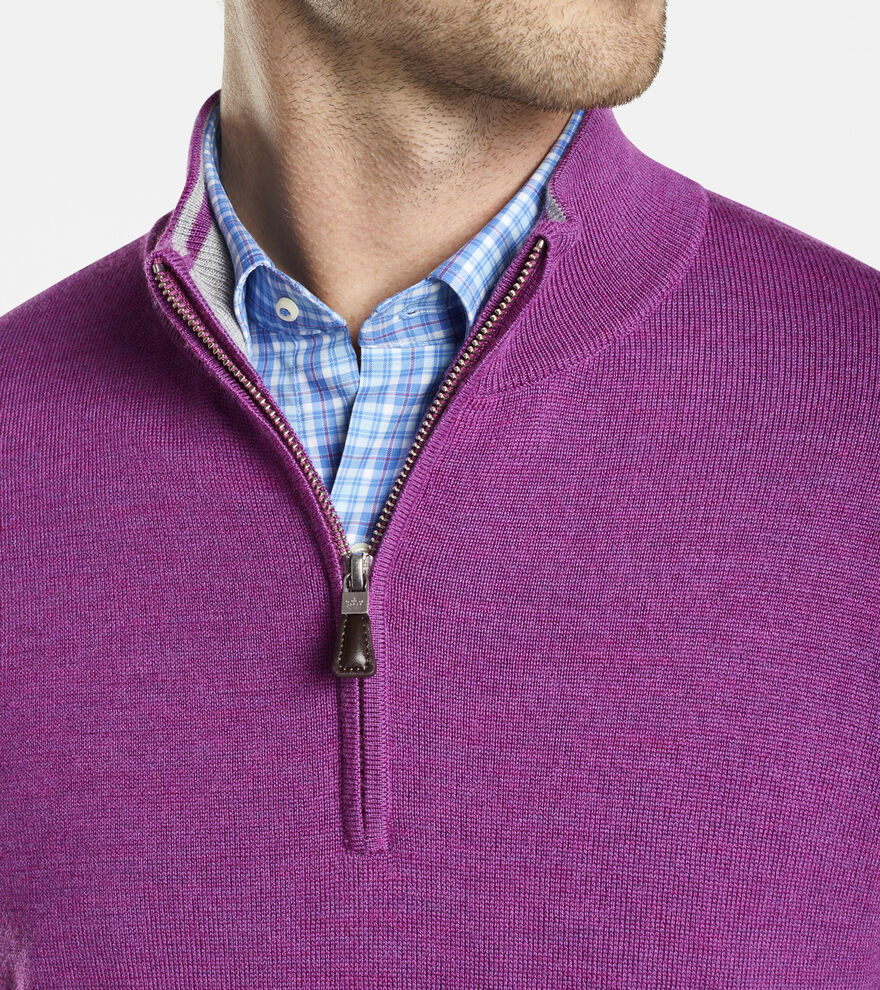 Crown Soft Merino-Silk Quarter-Zip image number 5