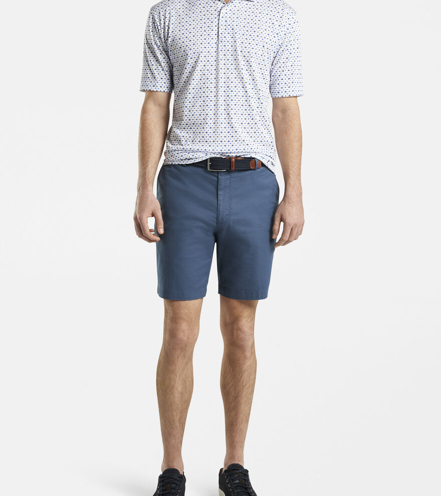 Coral Blues Aqua Cotton Polo image number 5