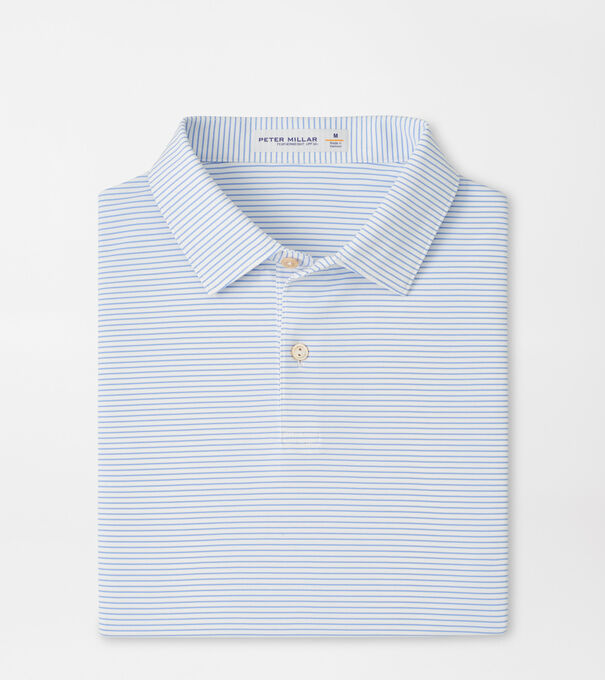 Featherweight Stripe Performance Polo