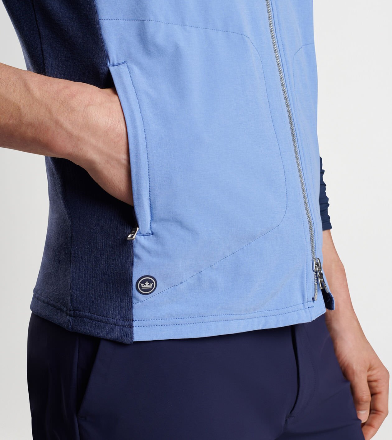 Solstice Performance Hybrid Full-Zip Vest | Men's Vests | Peter Millar