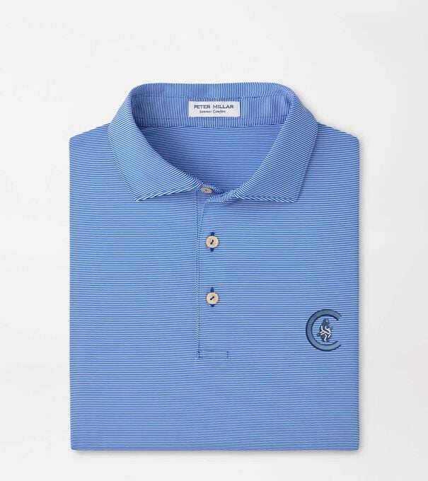 Cooperstown Chicago Cubs Jubilee Stripe Performance Polo