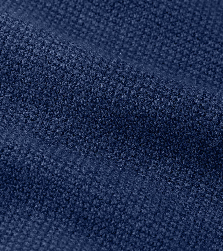 Voyager Cashmere-Silk Saddle Shoulder Quarter Zip image number 5