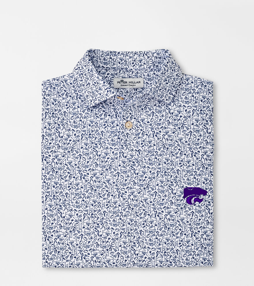 Kansas State Youth Performance Jersey Polo image number 1