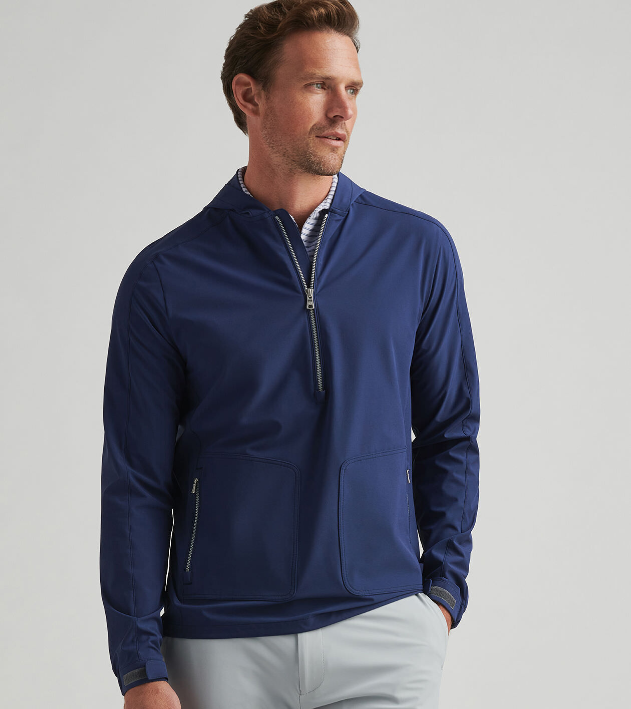 Quest Half-Zip Hoodie | Men's Hoodies | Peter Millar