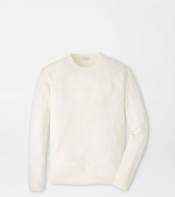 Crosswinds Textured Crewneck Sweater