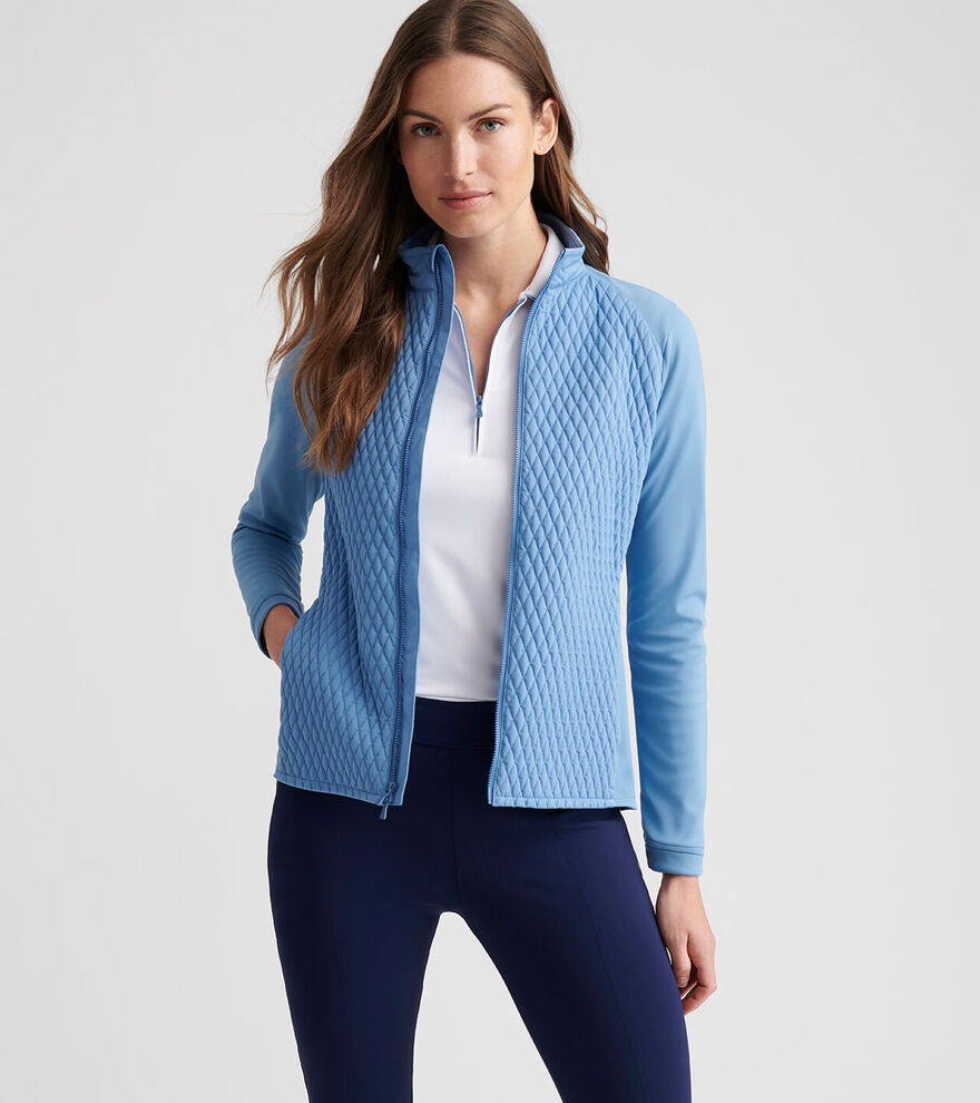 Merge Mini Diamond Quilt Hybrid Jacket - Alternate Image 1