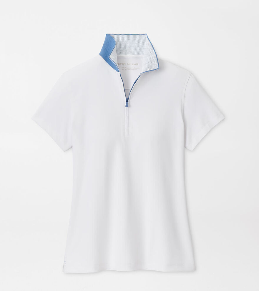 Keswick Zip Neck Short-Sleeve Polo image number 1