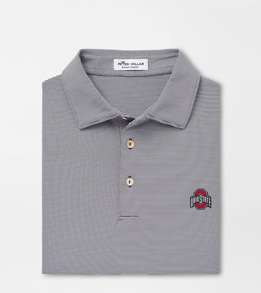 Ohio State Jubilee Stripe Performance Polo image number 1
