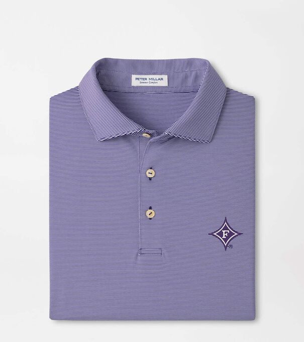 Furman Jubilee Stripe Performance Polo