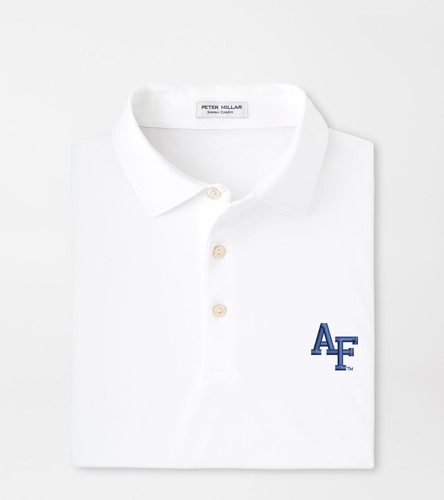 Air Force Academy Solid Performance Jersey Polo image number 1