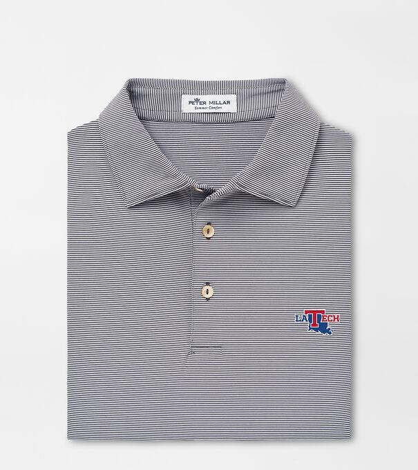 Louisiana Tech Jubilee Stripe Performance Polo
