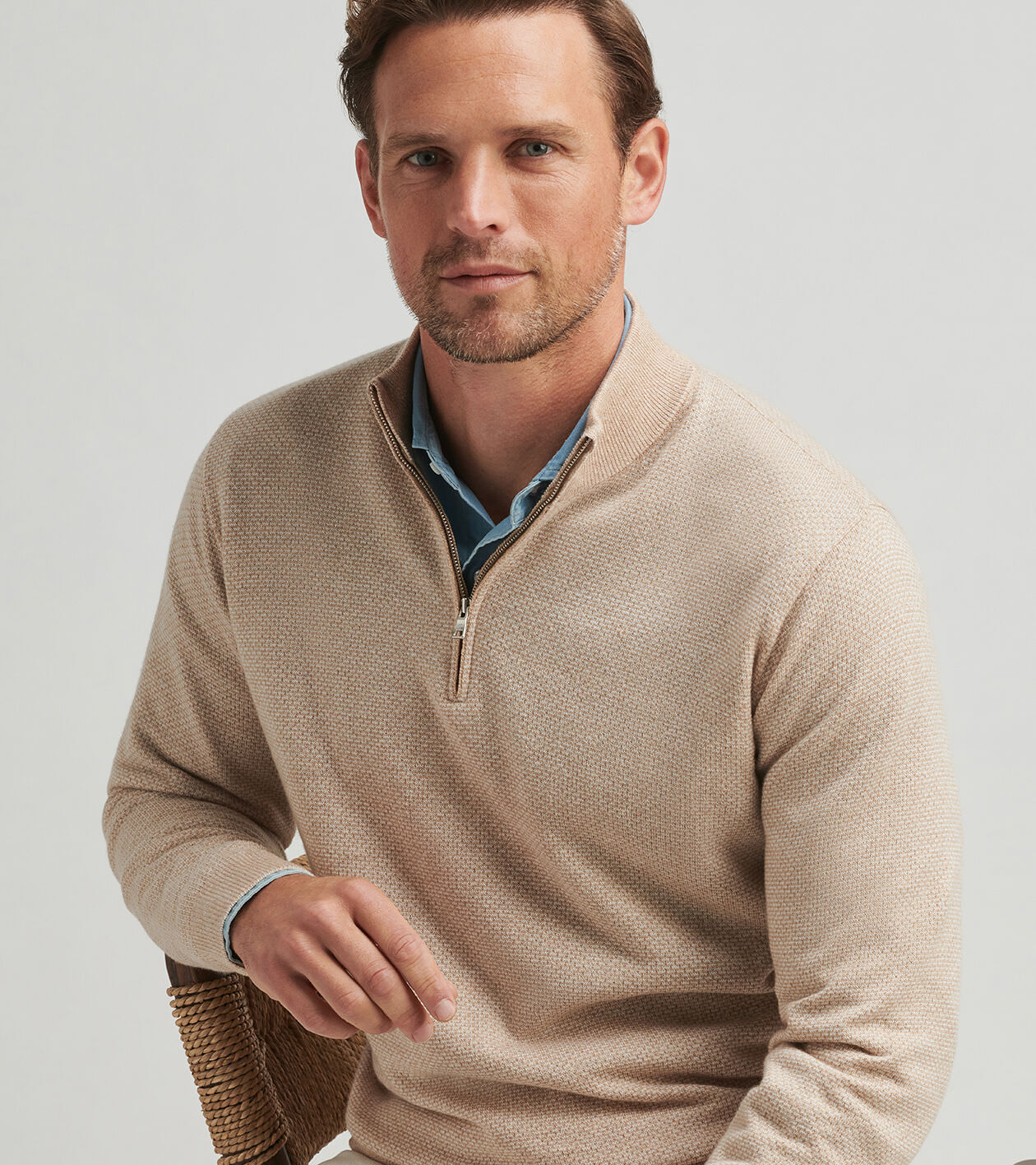 Ashland Quarter-Zip Sweater | Men's Sweaters | Peter Millar Ashland Quarter-Zip Sweater | Men's Sweaters | Peter Millar