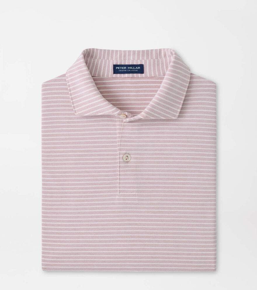 Albatross Stripe Cotton-Blend Piqu&eacute; Polo