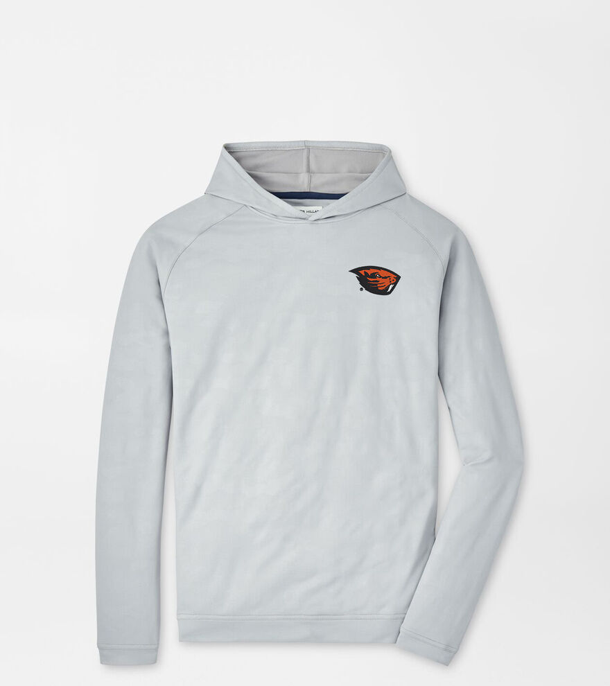 Oregon State Pine Logo Camo Performance Hoodie Men's Collegiate