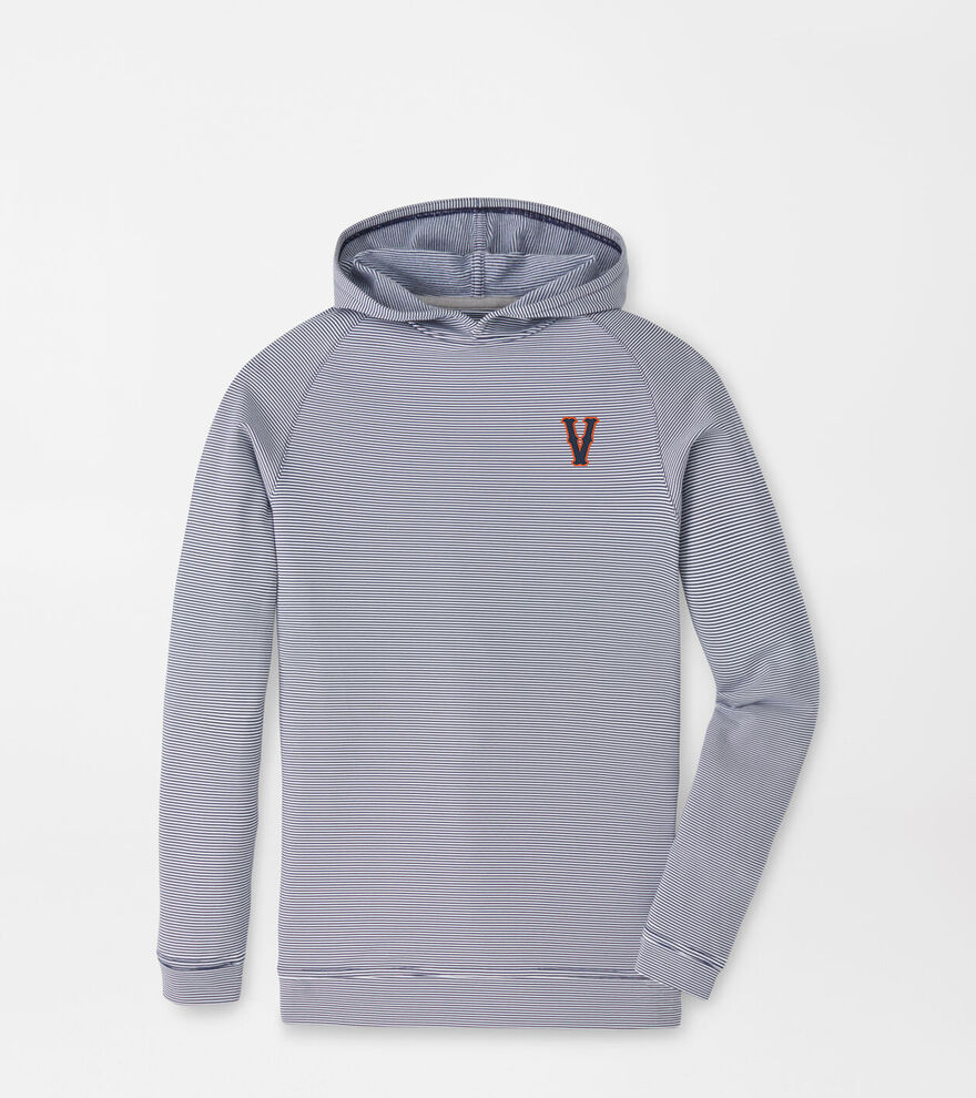 Virginia Vault Pine Youth Sugar Stripe Performance Hoodie image number 1