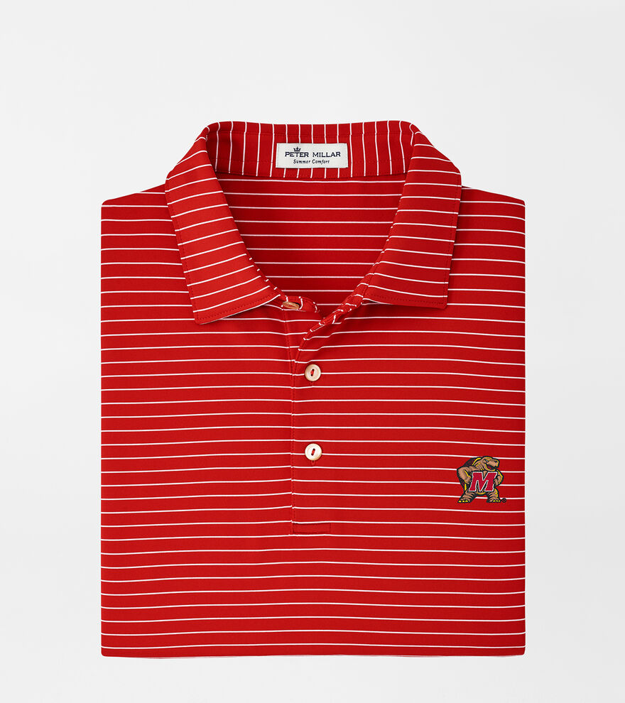 Maryland Terrapin Crafty Performance Jersey Polo image number 1