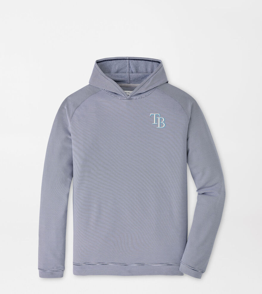 Tampa Bay Rays Pine Sugar Stripe Performance Hoodie image number 1
