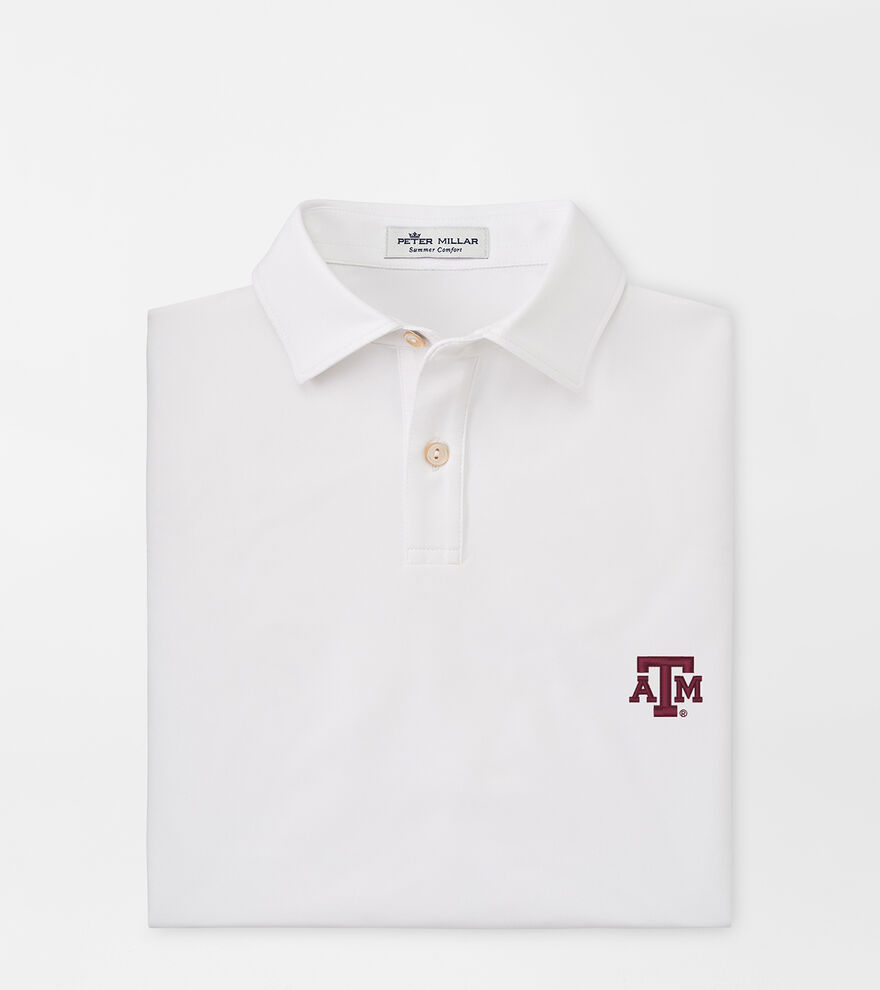 Texas A&M Youth Solid Performance Jersey Polo image number 1