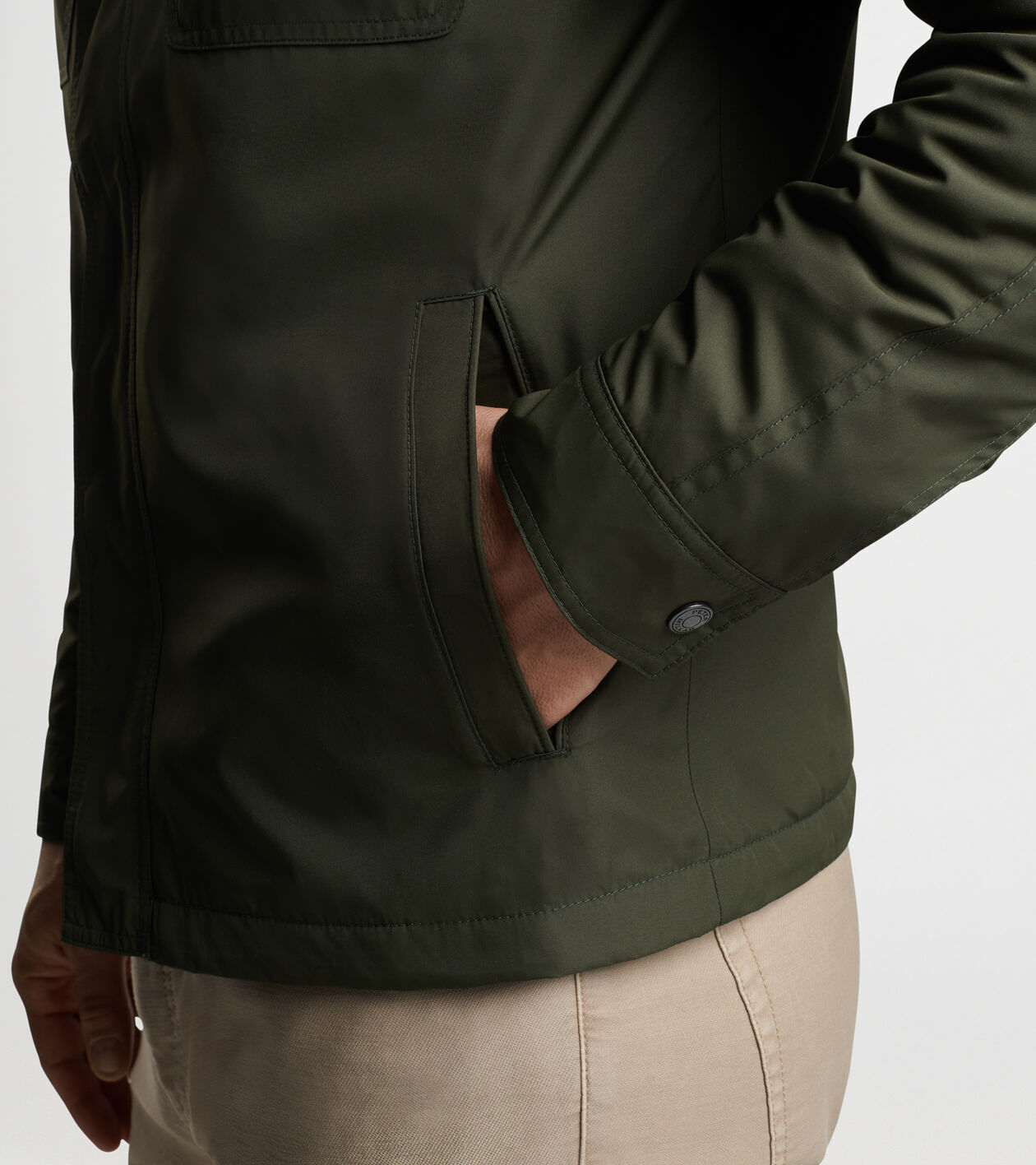 Peter millar leather bomber jacket best sale