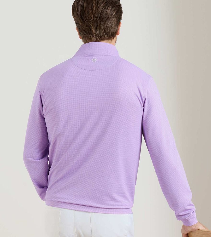 Perth Basketweave Performance Quarter-Zip - Alternate Image 2