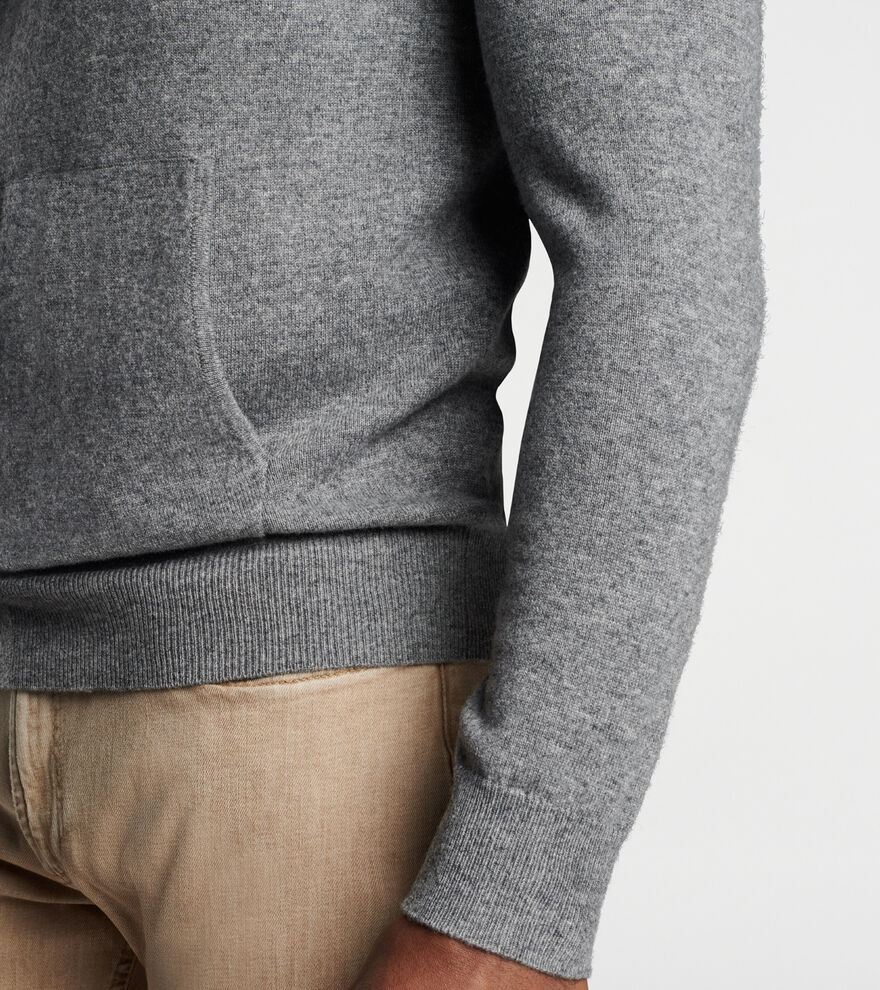 Conway Wool Cashmere Popover Hoodie image number 4