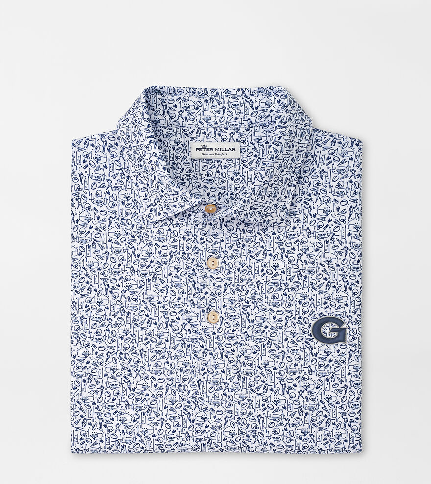 Georgetown Game Day Performance Jersey Polo image number 1