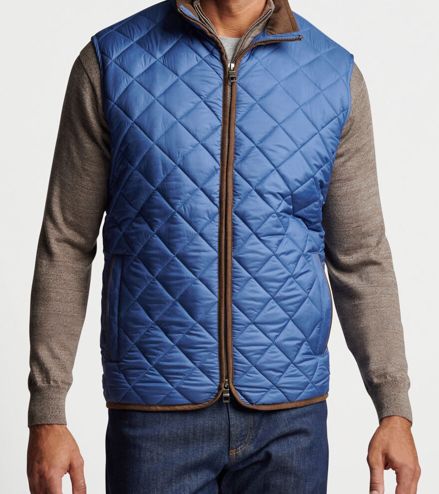 Essex Quilted Travel Vest Men's Vests Peter Millar