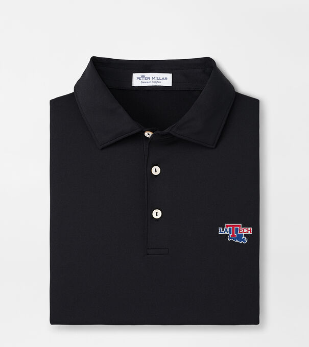 Louisiana Tech Solid Performance Jersey Polo (Sean Self Collar)