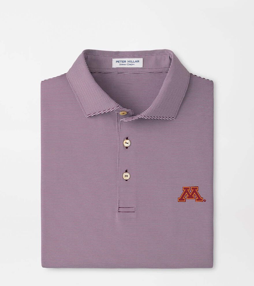 Minnesota Jubilee Stripe Performance Polo