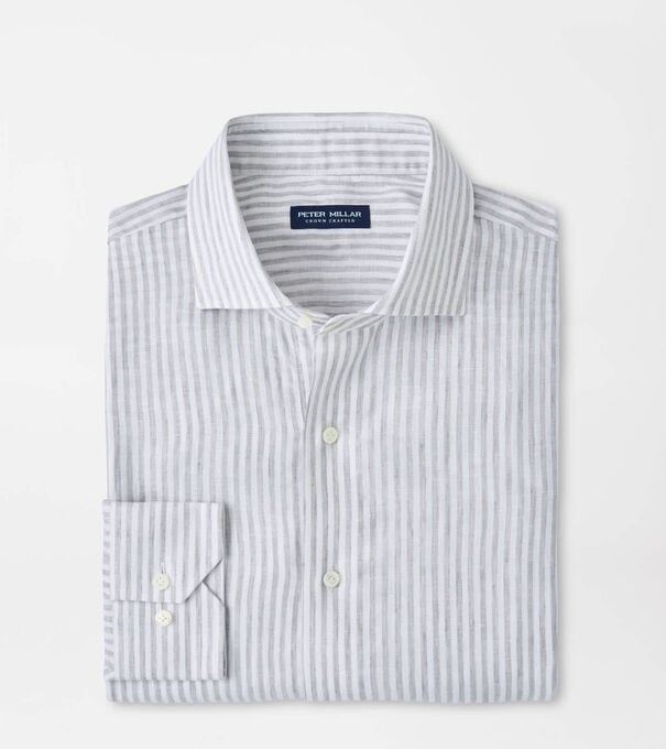 Astino Lino Stripe Sport Shirt