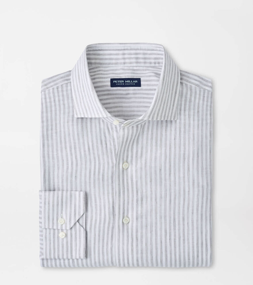 Astino Lino Stripe Sport Shirt