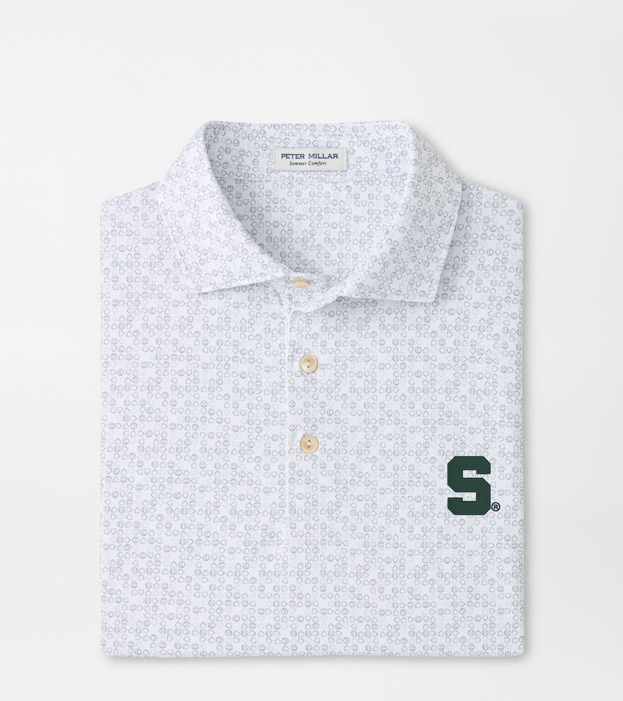 Michigan State Bases Loaded Performance Jersey Polo