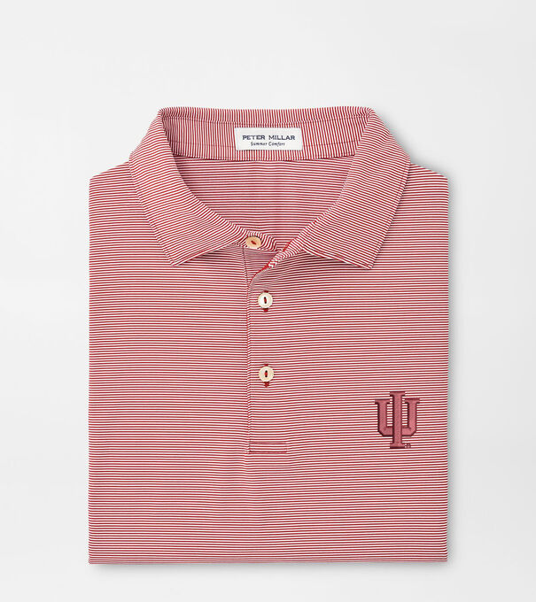 Indiana Jubilee Stripe Performance Polo