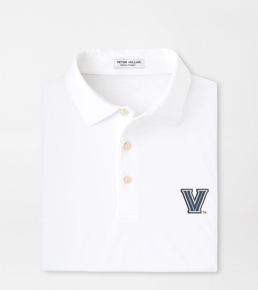 Villanova Solid Performance Jersey Polo image number 1