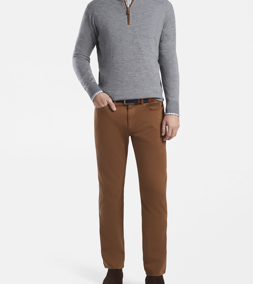 Crown Soft Suede Trim Quarter-Zip - Alternate Image 3