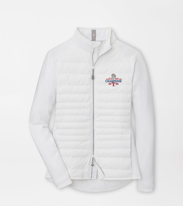 Texas Rangers World Series Women's Merge Hybrid Jacket