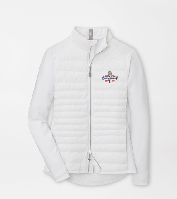 Texas Rangers World Series Women's Merge Hybrid Jacket