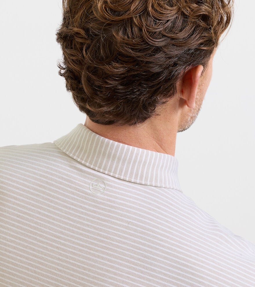 Albatross Stripe Cotton-Blend Piqu&eacute; Polo image number 4