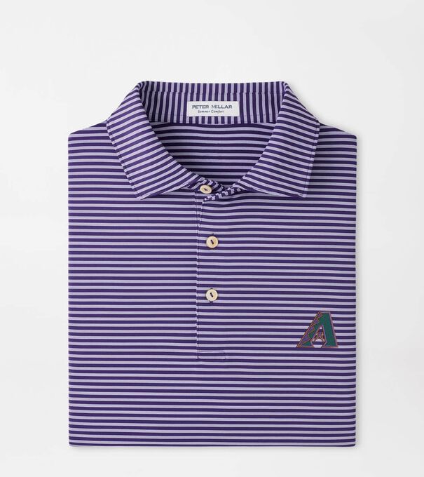 Cooperstown Arizona Diamondbacks Tiebreaker Performance Jersey Stripe Polo