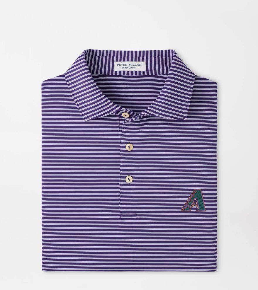 Cooperstown Arizona Diamondbacks Tiebreaker Performance Jersey Stripe Polo