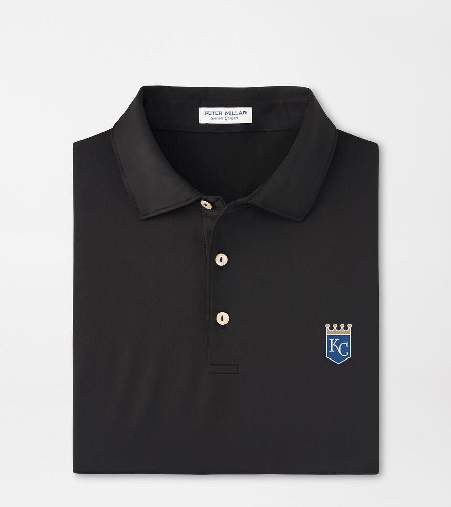 Cooperstown Kansas City Royals Solid Performance Jersey Polo