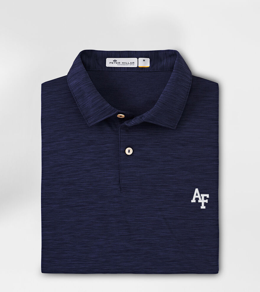 Air Force Academy Featherweight Melange Polo image number 1