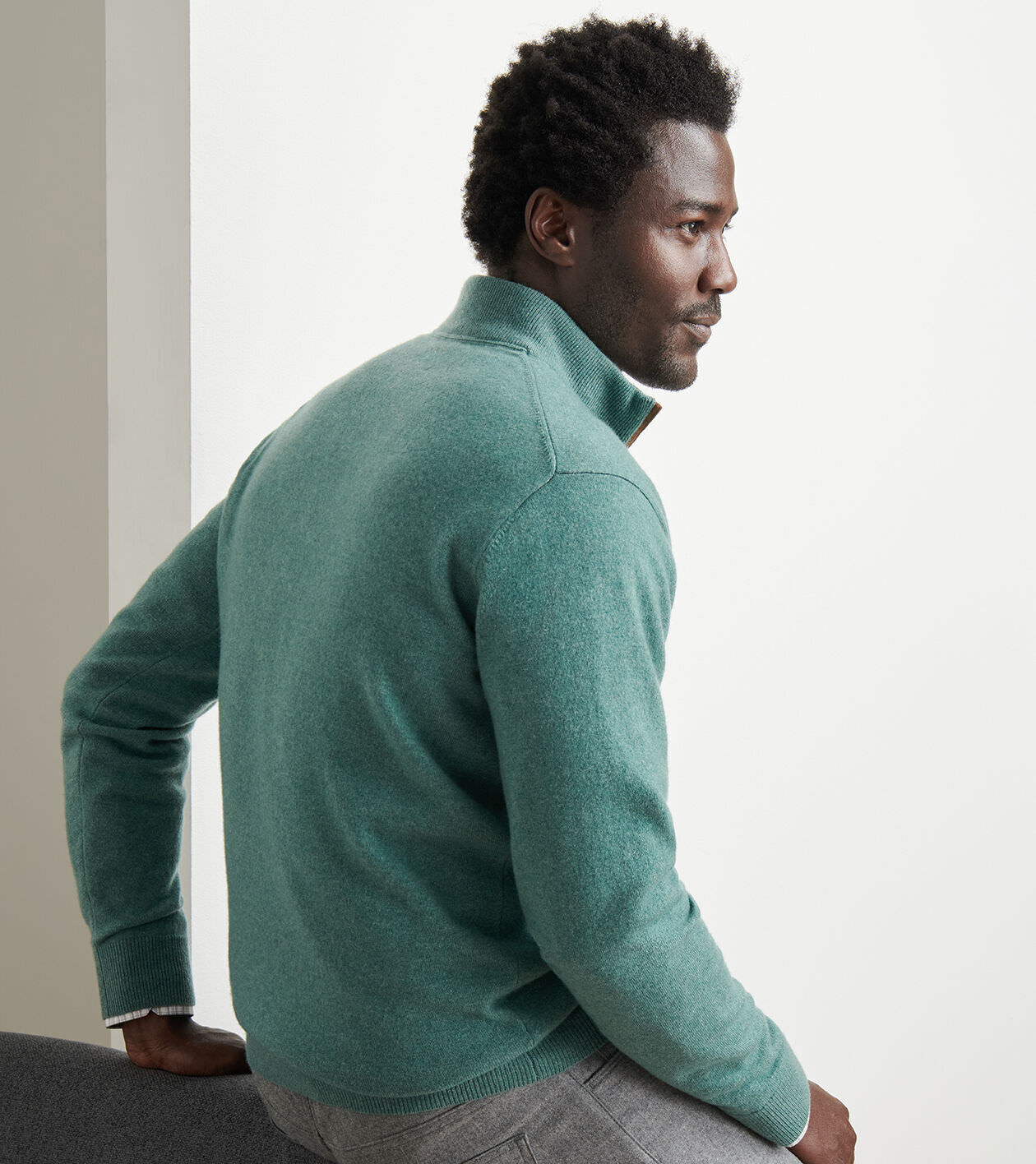 Artisan Crafted Cashmere Flex Quarter-Zip | Men's Sweaters | Peter