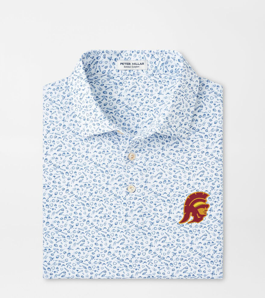 USC Trojan Batter Up Performance Jersey Polo image number 1