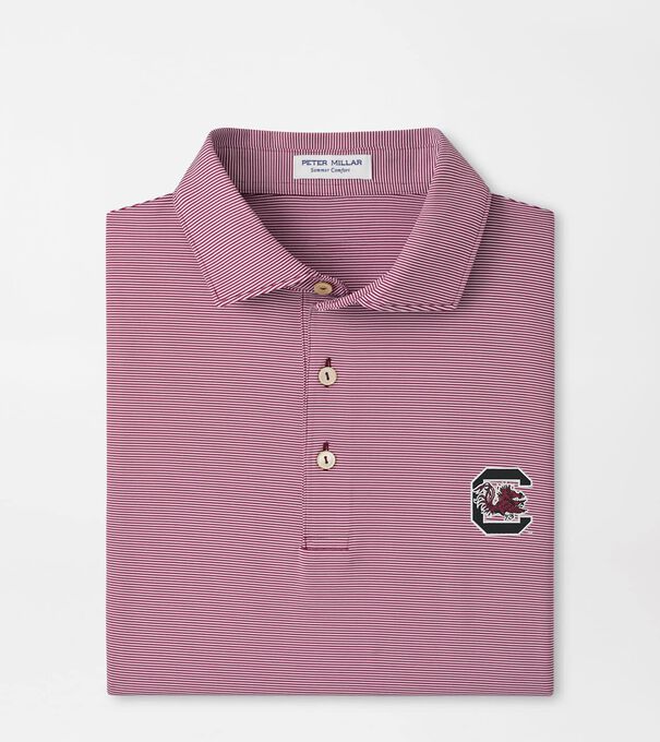 South Carolina Jubilee Stripe Performance Polo