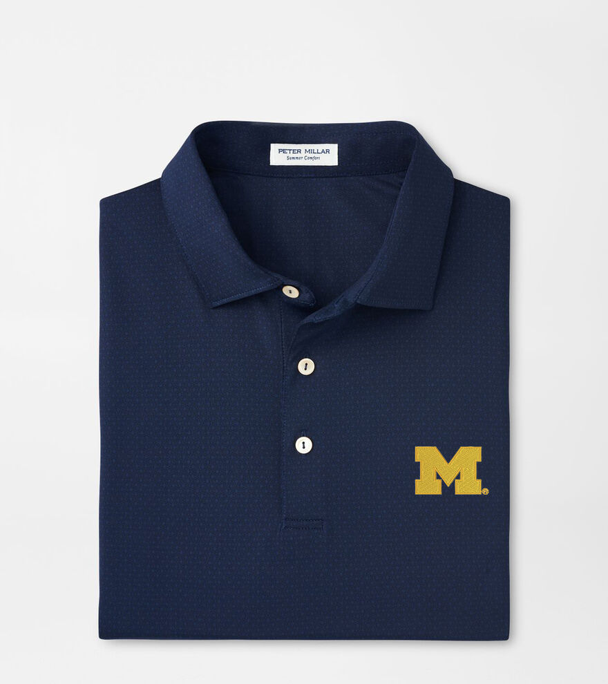 Michigan Tesseract Performance Jersey Polo image number 1