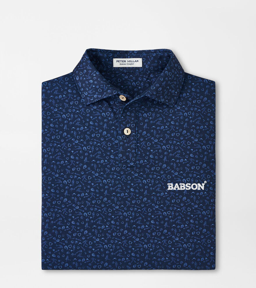 Babson Batter Up Youth Performance Jersey Polo image number 1